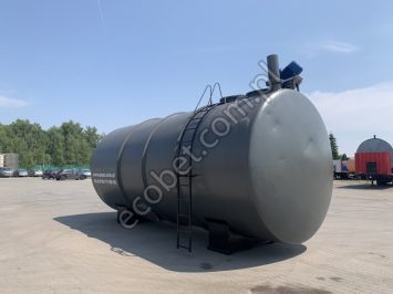 Zbiornik stalowy 50 m3 z mieszadłem