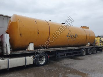 Zbiornik stalowy CGH 50 000 litrów – dwu płaszczowy, podziemny na paliwo lub olej opałowy