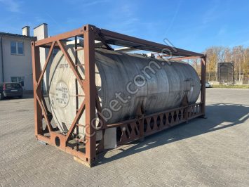 Zbiornik nierdzewny KO 20 000 - 20m3 - TankKontener cysterna kwas