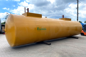 Stalowy zbiornik paliwowy 50 m³, model jednokomorowy