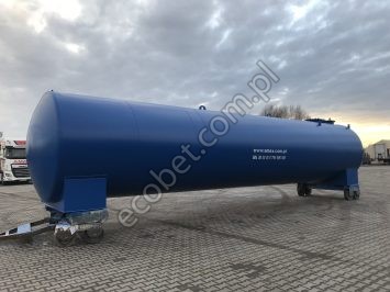 Zbiornik stalowy dwupłaszczowy 60 000 l do magazynowania paliwa