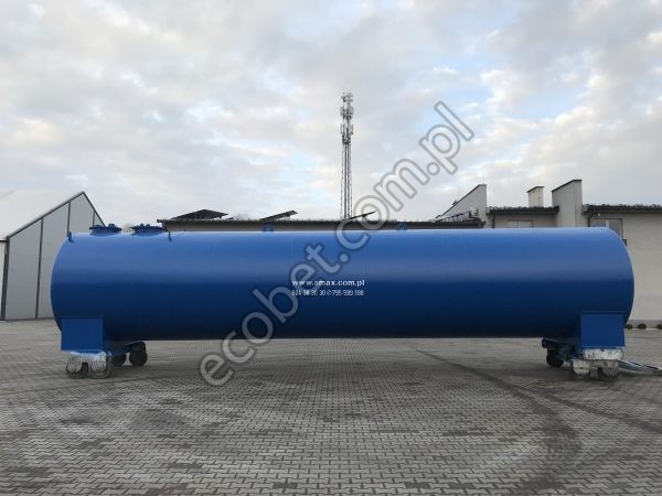Dwupłaszczowy zbiornik stalowy 60 000 l do cieczy ropopochodnych
