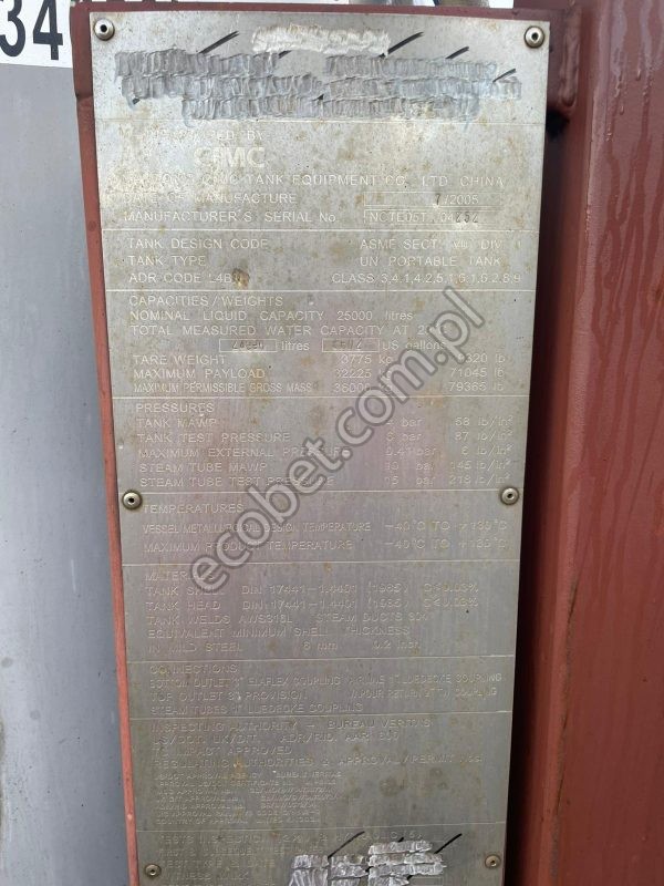 Zbiornik inox 25 000 l izolowany