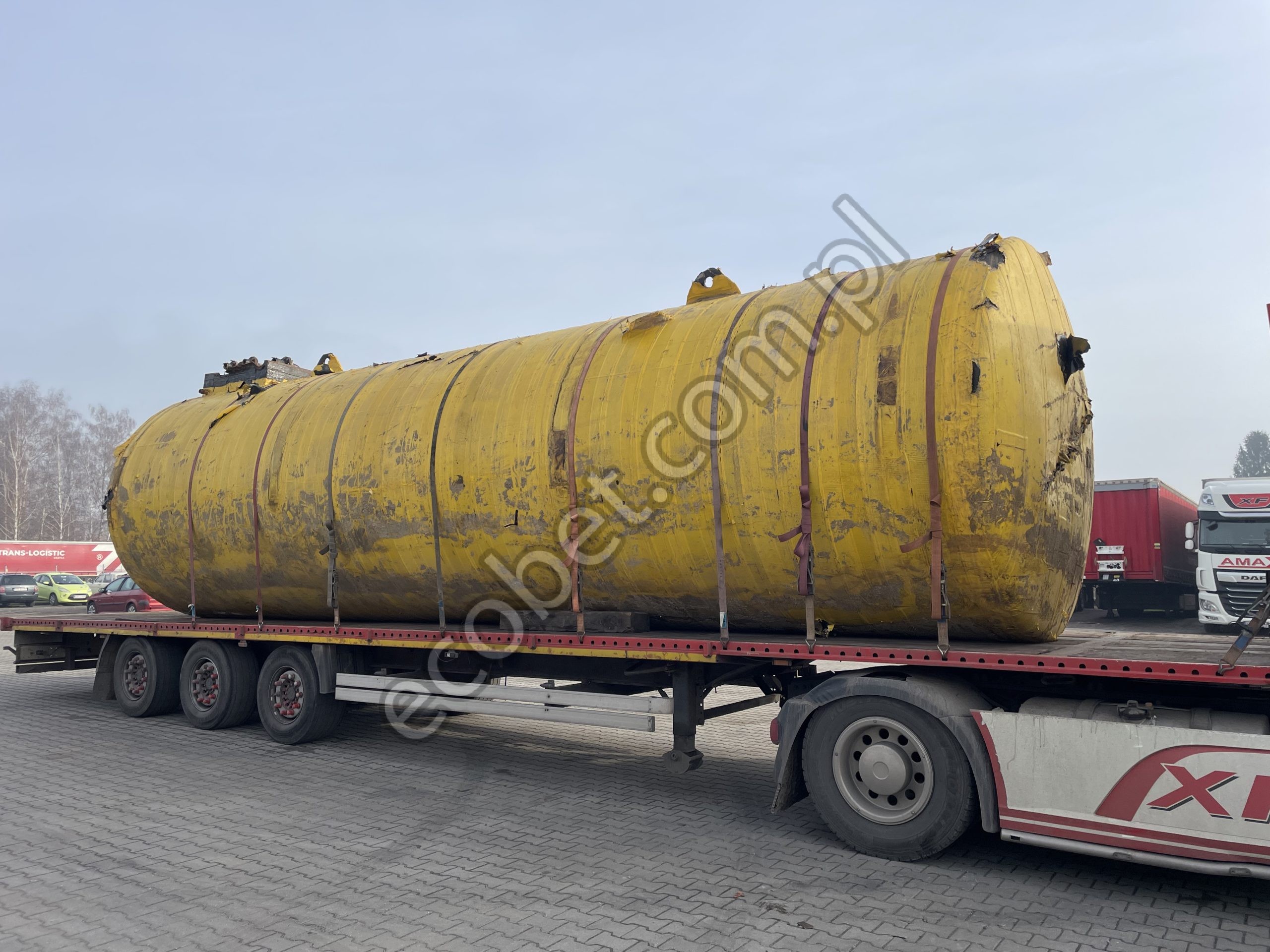 podziemny zbiornik dwupłaszczowy 50 000 l do paliw