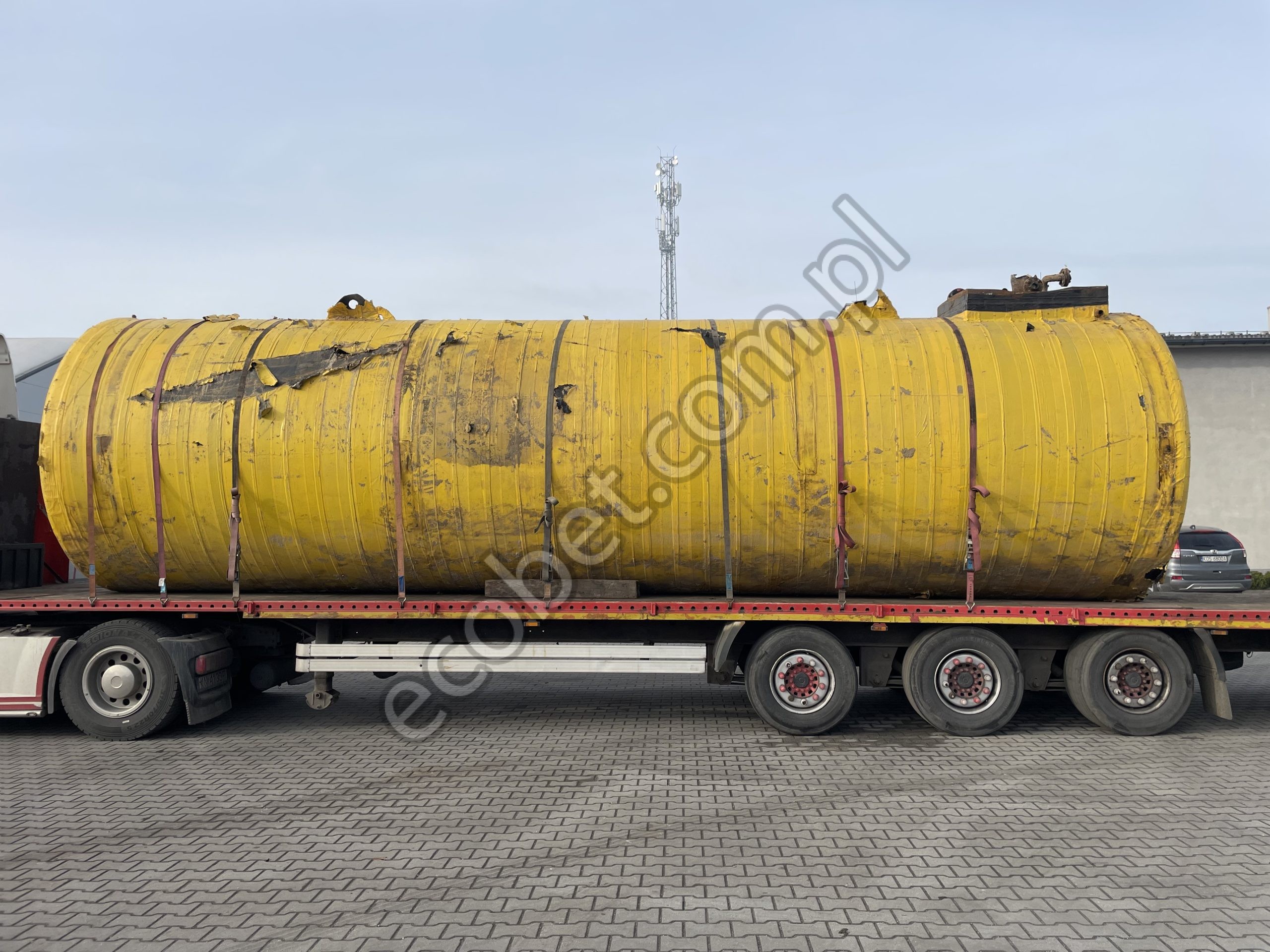 podziemny zbiornik 50 000 l na wodę techniczną