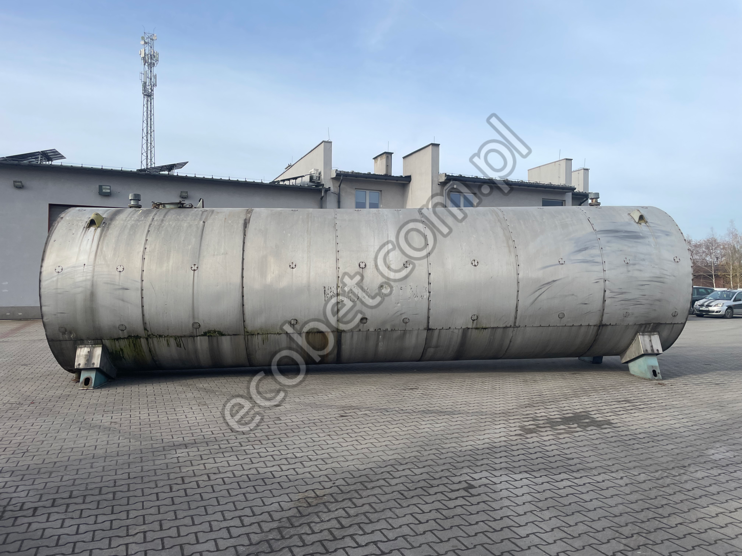 biornik na oleje spożywcze 50 000 l, stalowy, ocieplony PUR