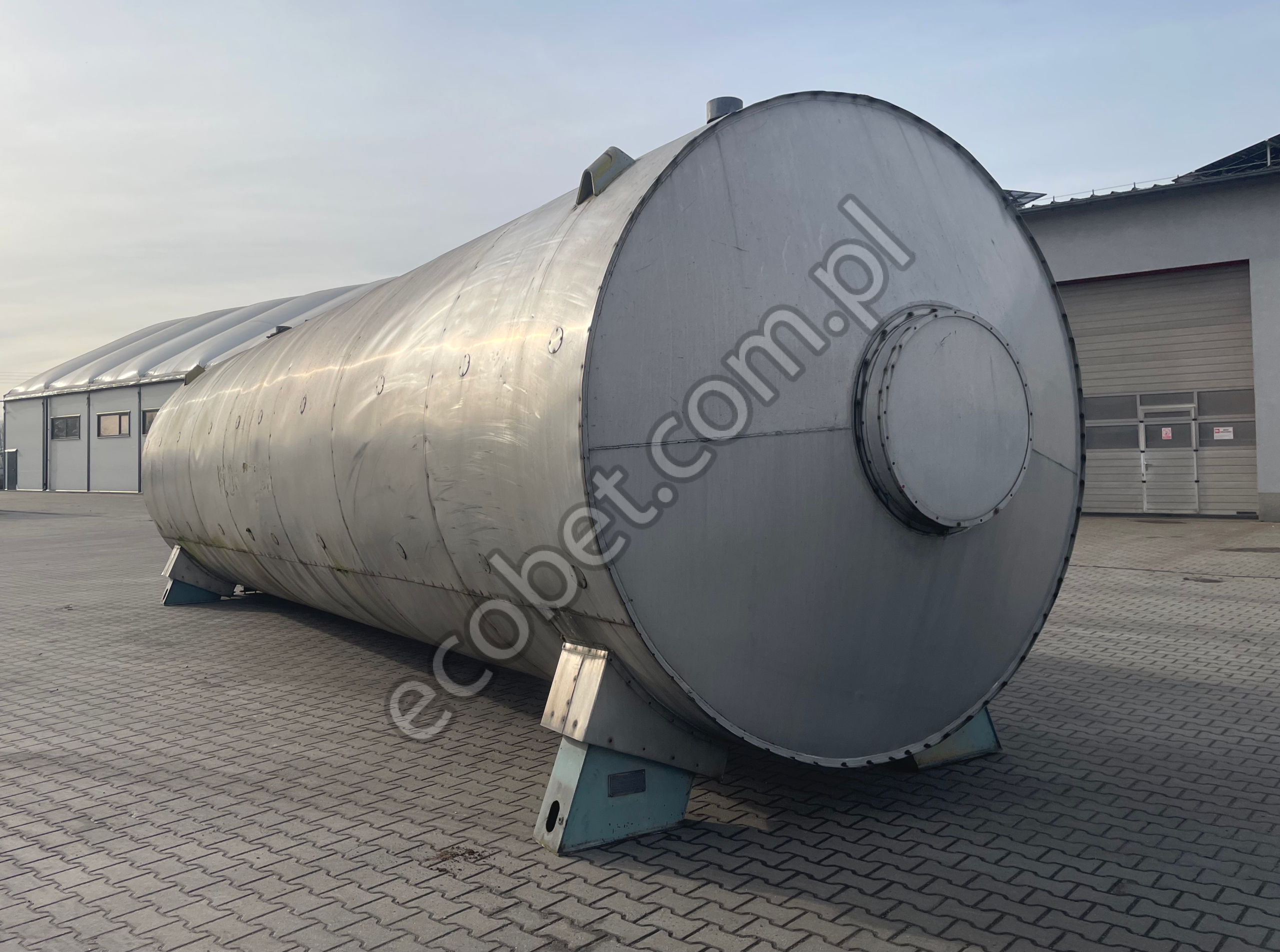 izolowany zbiornik spożywczy 50 000 l stalowy