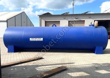 zbiornik dwupłaszczowy 25 000 l na paliwo diesel naziemny / double wall fuel tank 25000 liters above ground / doppelwandiger kraftstofftank 25000 liter oberirdisch