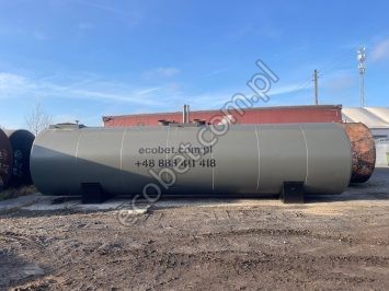 zbiornik dwupłaszczowy 50 000 l naziemny stalowy na paliwo 50 m3