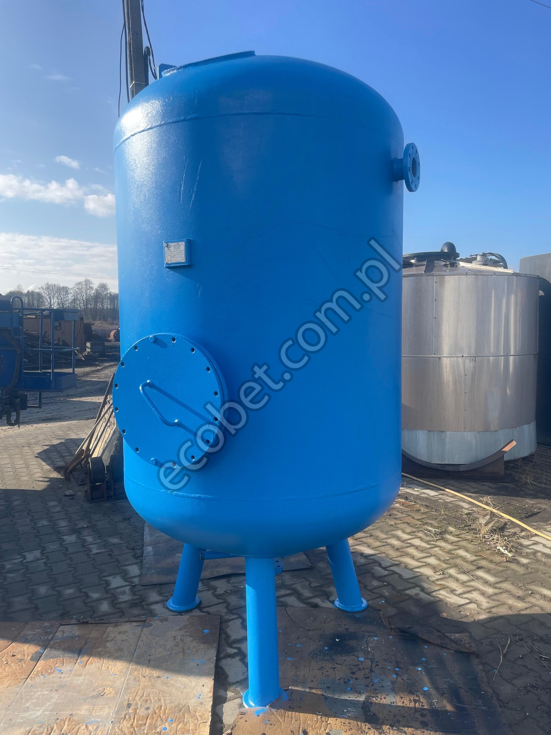 Spoiny stalowego zbiornika ciśnieniowego 3200l